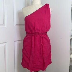 Free People one shoulder dress size small NWT